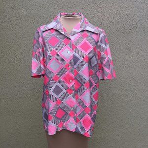 Mod Op-Art Short Sleeve Shirt